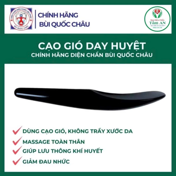 Cạo gió day huyệt